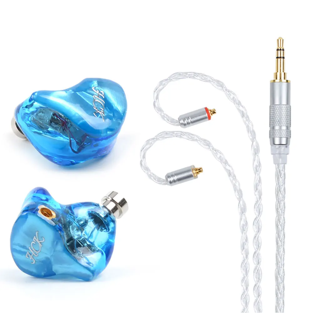 NICEHCK HK6 черный 6BA привод в ухо наушник 6 сбалансированная арматура съемный Отсоединяемый MMCX кабель HIFI Мониторинг наушники