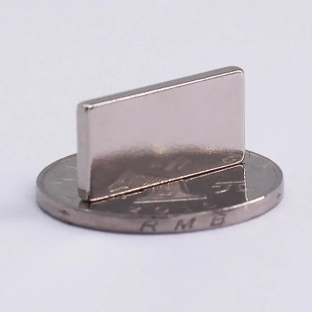 10PCS/Set 20*10*2mm Aluminum Iron Boron Strong Magnetic Rectangular Small Magnet Piece Permanent | Обустройство дома