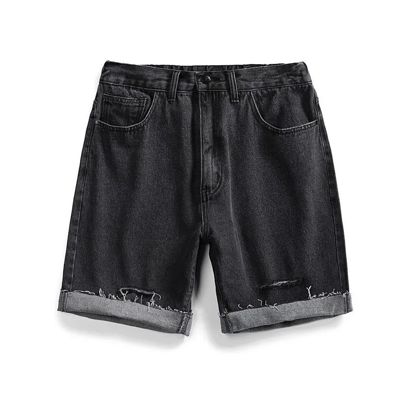 

Classic Jeans 2019 Summer New Korean Fashion Men's Denim Shorts Casual Youthful Five Points Jeans High Quality