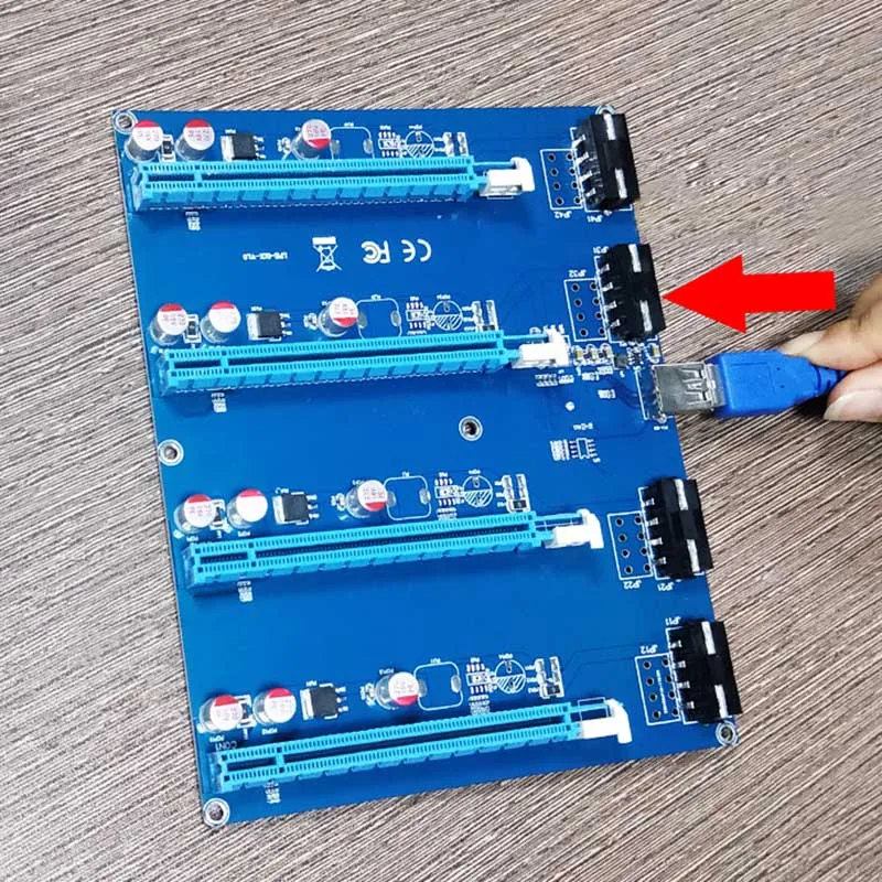 Распродажа! PCI E X1 к 4PCI X16 Расширенный комплект с 1 до 4 портами Express переключатель