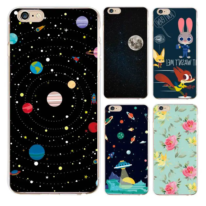 Универсальный мягкий прозрачный ТПУ чехол для iPhone 4/4S 5 5S 6 6plus 7 8plus x силиконовая