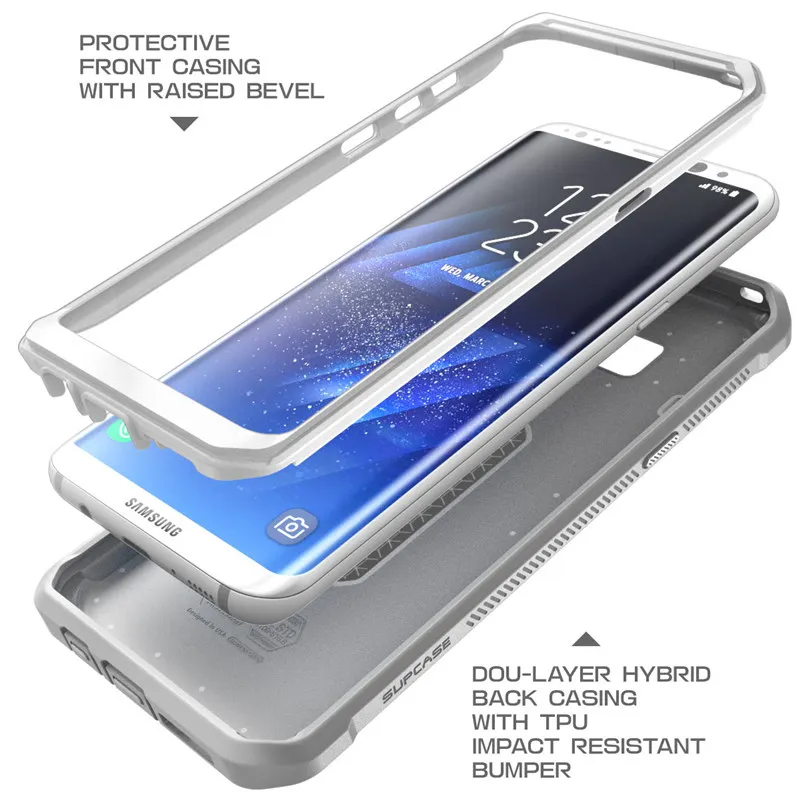 SUP чехол для samsung Galaxy S8 чехол 5," Единорог Жук UB Pro полный корпус прочная кобура крышка без встроенной защиты экрана