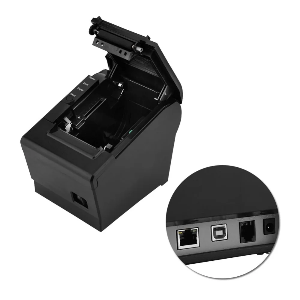 GOOJPRT 80 мм бумага Термостол POS чековый принтер USB/USB + Bluetooth Ethernet/Lan серийный Ontvangst