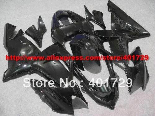 Обтекатели корпуса мотоцикла для Ninja ZX10R 04 05 ZX 10R 2004 2005 все глянцевые черные