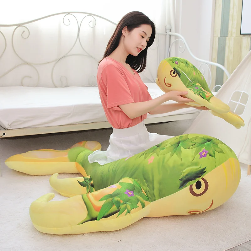 

New 1Pc 60cm-140cm According To Ancient Chinese Legend Fish Kun Plush Toy Pillow Baby Sleeping Toy Birthday Gift christmas