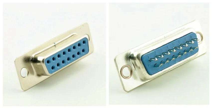 1 шт. VGA D-Sub два ряда 15 булавки DIY Женский + основа Пластик адаптер расширения