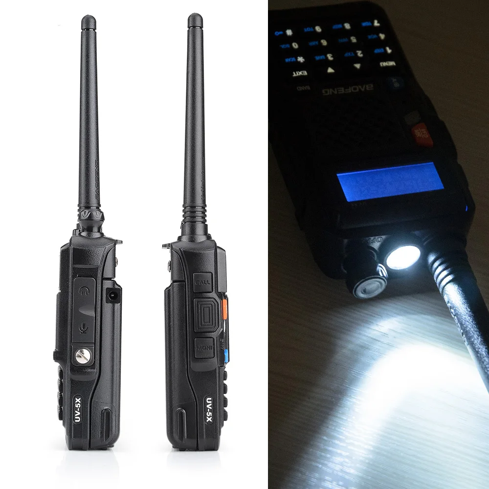 Оригинальный BAOFENG UV 5X обновленная версия 5R UV5R двухстороннее Радио рация FM Функция