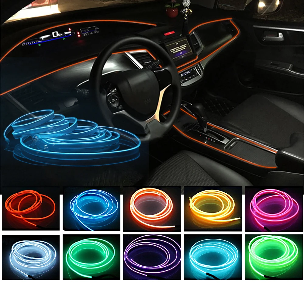 LEADTOPS 1 комплект 4 м автомобильная светодиодная декоративная наклейка с сигаретой