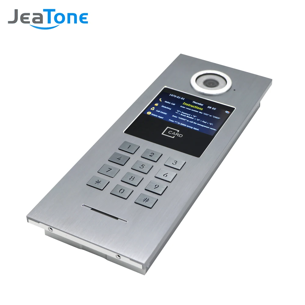 JeaTone 7 дюймов WiFi IP видео домофон домашняя система контроля доступа Пароль/RFID карта+ коммутатор POE+ ip-камера Поддержка iOS