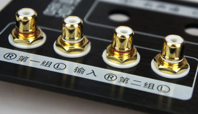 1 пара Amp HiFi Чистая медь позолоченный RCA гнездо шасси RCA CMC гнездовой разъем медный штекер аудио разъем