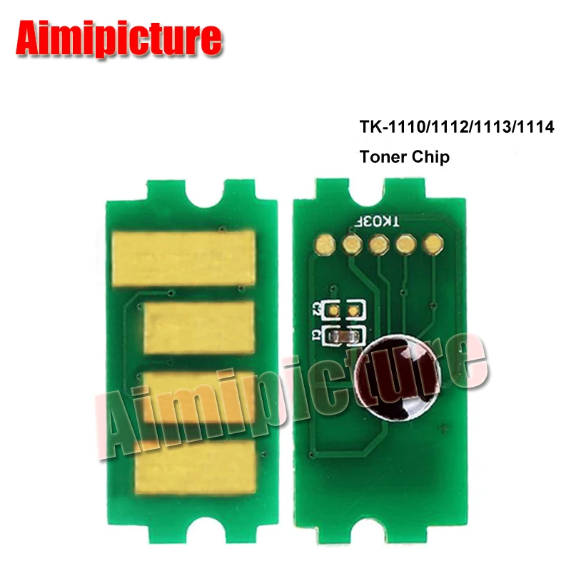 Для Kyocera TK 1112 TK1112 Chip FS1020 FS 1020 1040 1120 для Version USA 3 шт./лот|Чип картриджа| |
