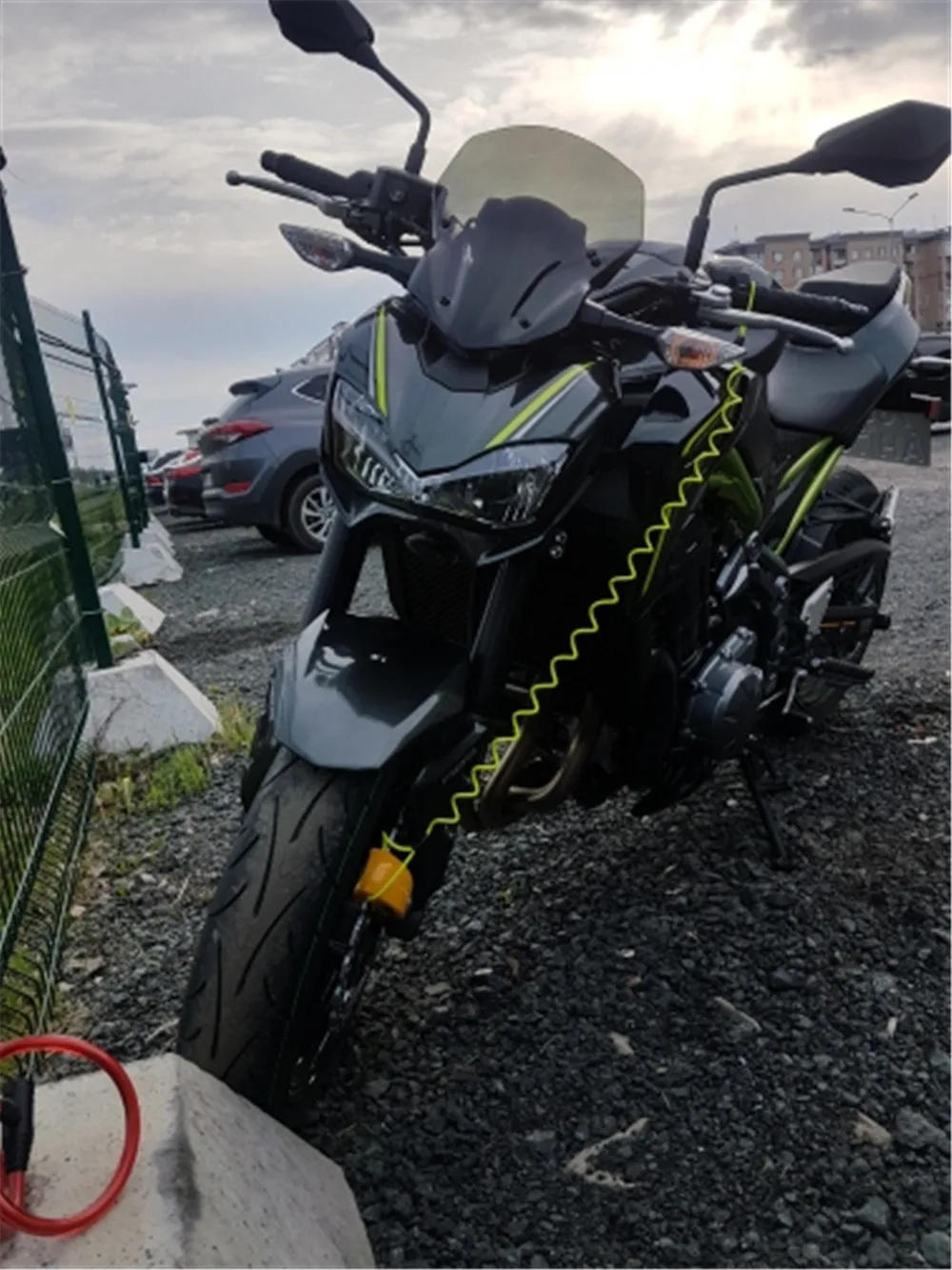 Для Kawasaki Z900 Z 900 черный мотоцикл велосипед лобовое стекло ветровые стекла двойной пузырь