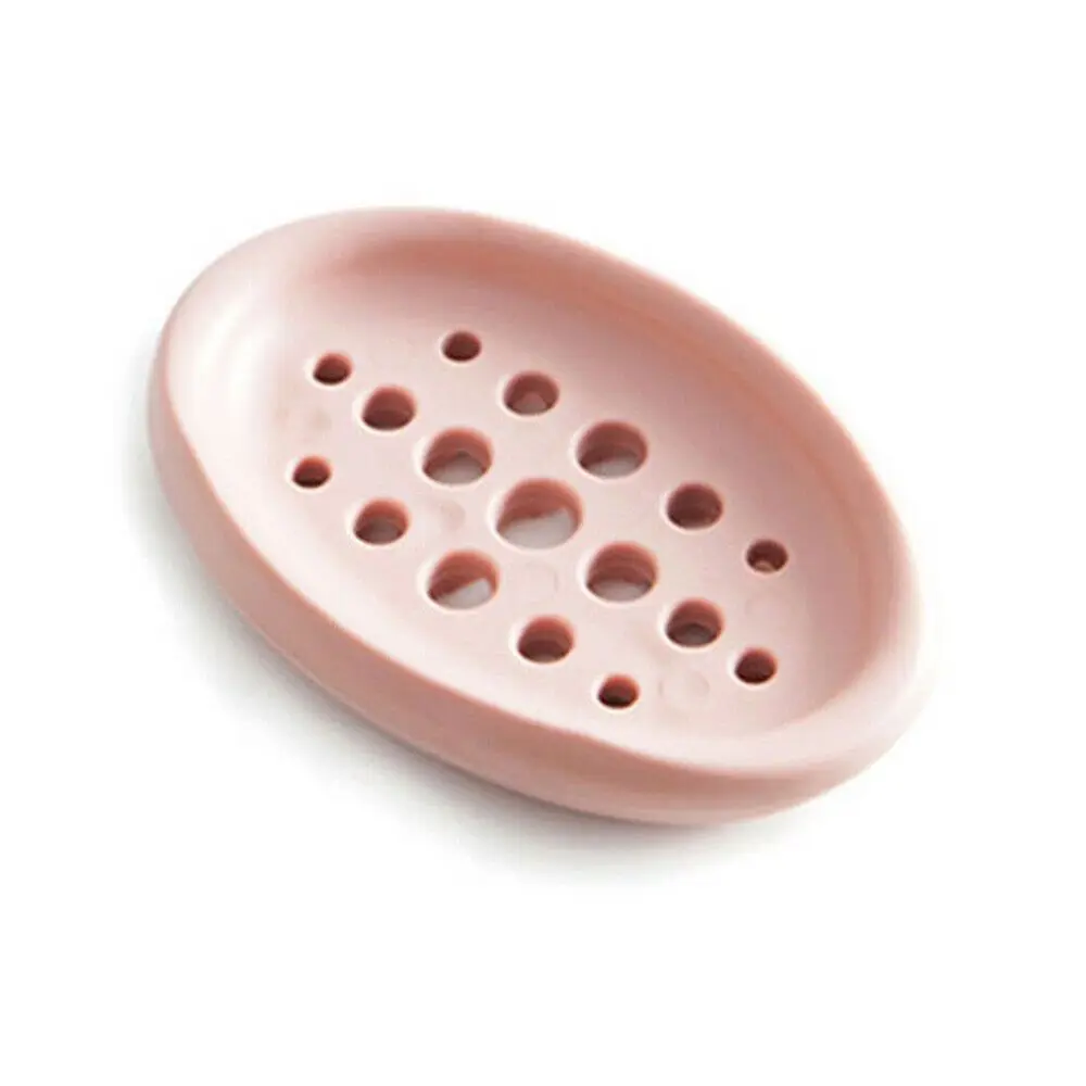 pink 1 шт. 2 в 1 Многофункциональный силиконовый слив воды мыльница практичная щетка для стирки ящик для хранения для ванной комнаты бытовой инструмент для стирки - Цвет: pink