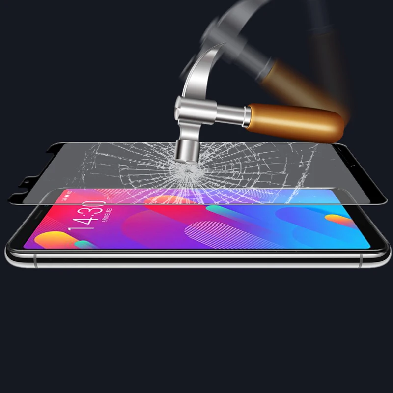 Закаленное стекло с полным покрытием для Meizu V8 защитная пленка экрана Meilan M8 M813Q M813C