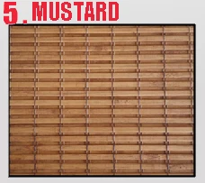 BB-FS 5 Mustard E-WAY Каса белый бамбуковые жалюзи блокирующий светильник венецианские римские закатывающиеся стильные бамбуковые жалюзи бамбуковые оттенки квадратные рейки No. BB_FS - Цвет: BB-FS 5 Mustard