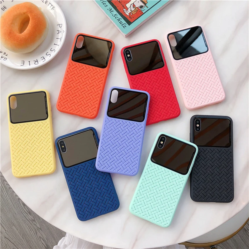 Модные сетчатые мягкие чехлы с узором для iPhone XS Max XR X чехол iphone 7 6 6s 6plus 8 8Plus