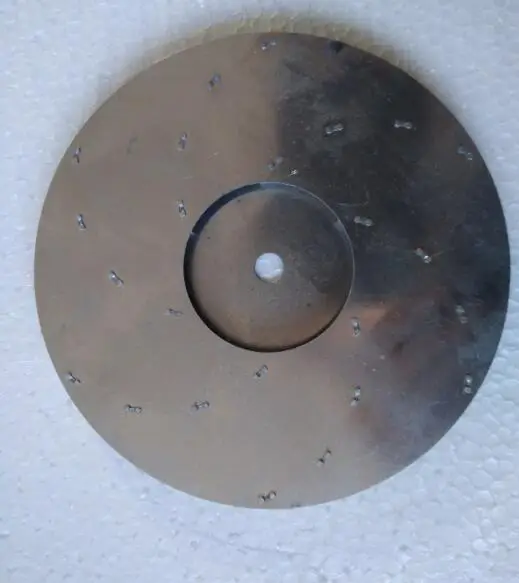 Плоский Алюминиевый лопасть вентилятора 125 мм крыльчатка пылесоса детали