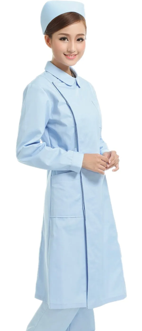 Женская Лаборатория пальто медсестра униформа спецодежда медицинская платье