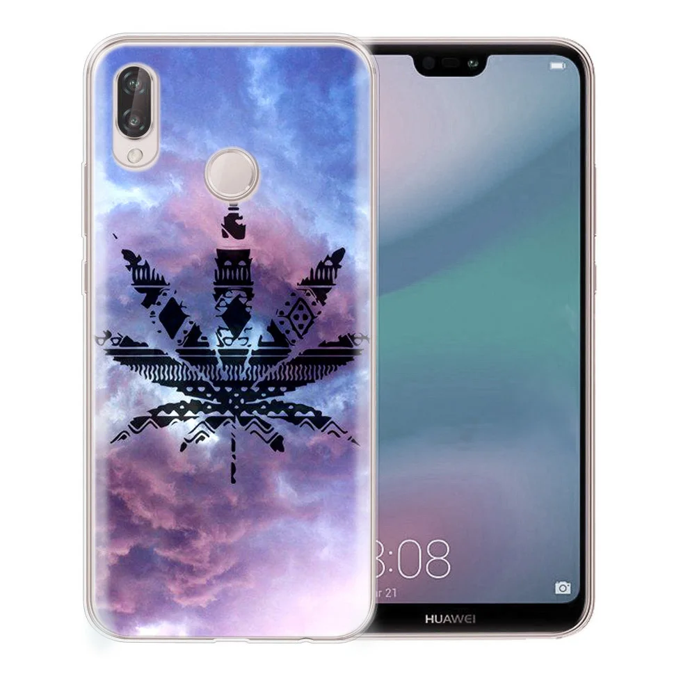 Чехол для Huawei Honor 7A 8A 8X 8C 9 10 Mate 20 P9 P10 lite/P8 Lite Y5 II Nova 3 Soft Paint Skull Alien TPU Cover AC040.
