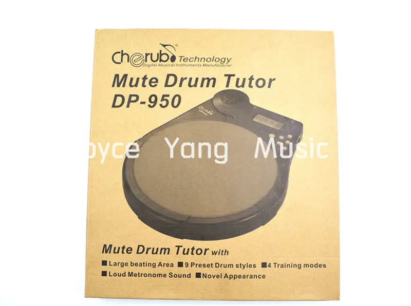 Cherub DP 950 цифровой барабан репетитор Pad Метроном звуковая тренировка Pad|pad tv|pads