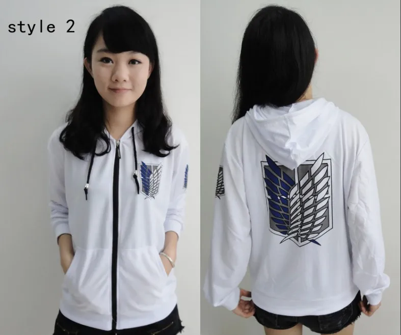 Attack on Titan Scout Regiment To advance the giant coat The survey corps Zip fleece anime | Мужская одежда