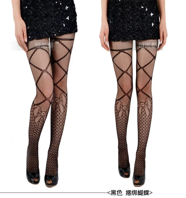 Модные женские колготки красивые ажурные чулки милые до колена конфетных цветов