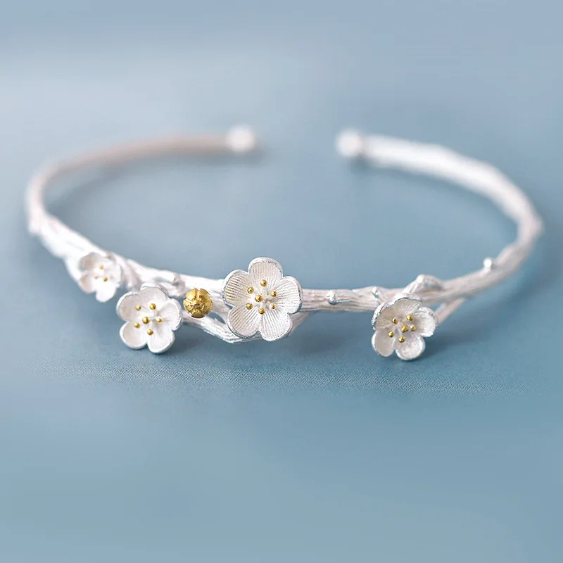 925 стерлингового серебра Cherry Blossom Интимные аксессуары Мода Лето ювелирные