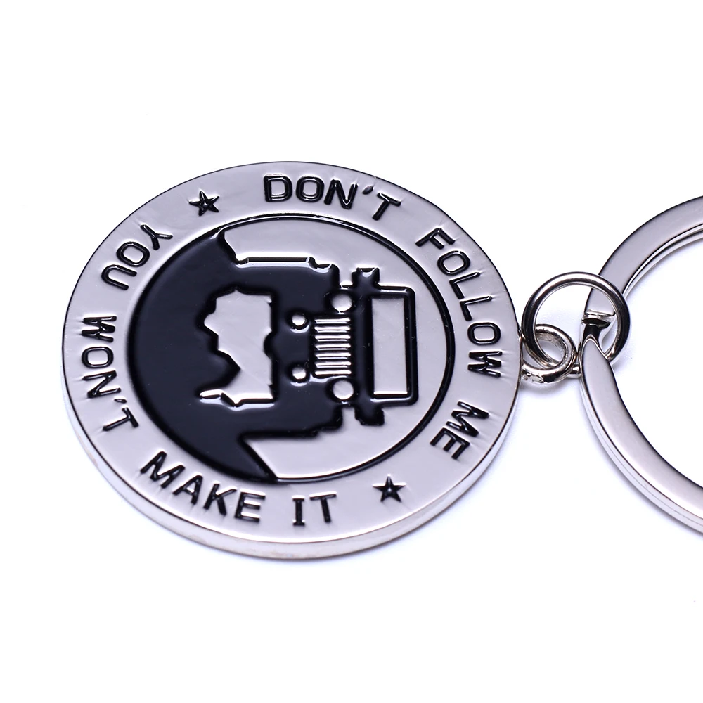 Цепочка для ключей Armsky GlossyKey любителей джипа кольца Jeep Не следуйте за мной вы не