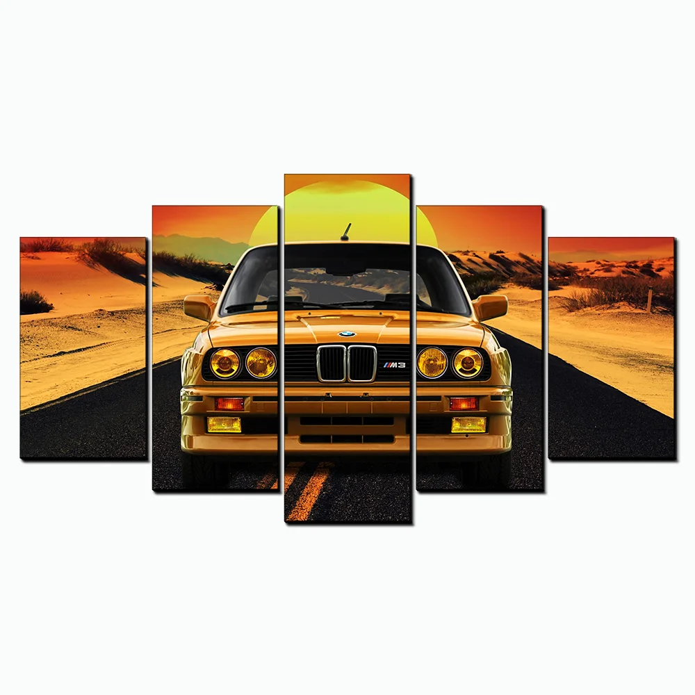 Abstarct стены книги по искусству Холст Картина маслом фотографии BMW M3-2Sports