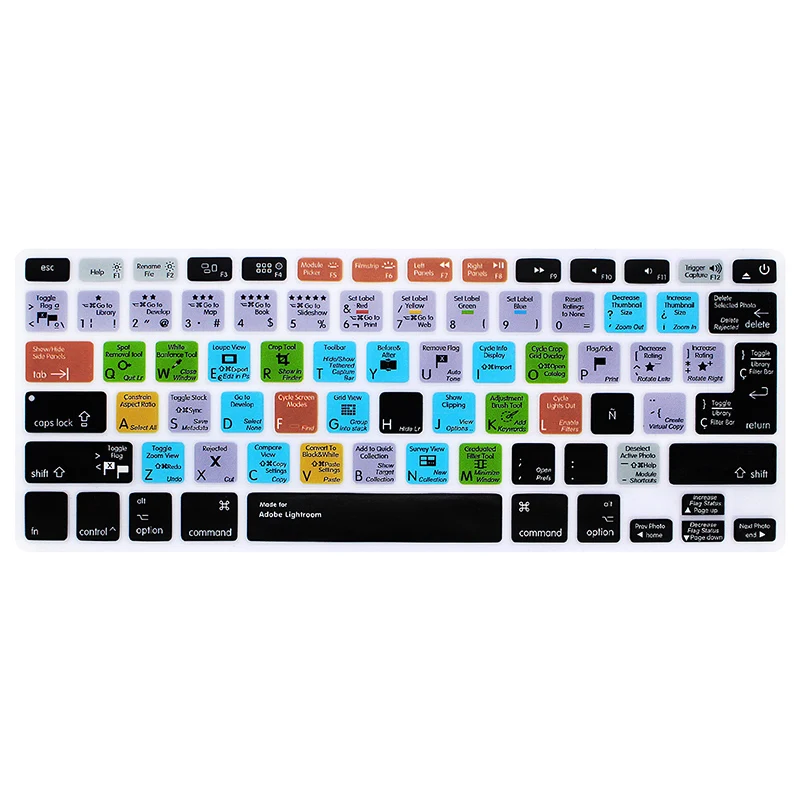 Кожух силиконовый для клавиатуры Macbook Air Pro 13/15/17 дюймов|Чехлы клавиатуры| |