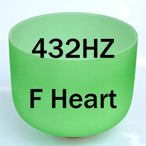 10F432 heart Chakra 1" «Поющая чаша» C D E F G A B цвет ful цветные матовые кристалл кварца Поющая чаша - Цвет: 10F432 heart Chakra