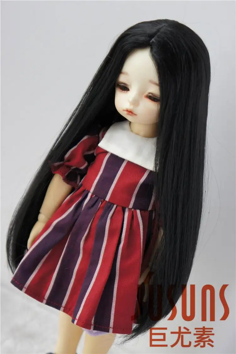 JD016 YOSD 1/6 BJD кукольные парики, модные длинные кудрявые парики, размер 6-7 дюймов, синтетический мохер, кукольные парики