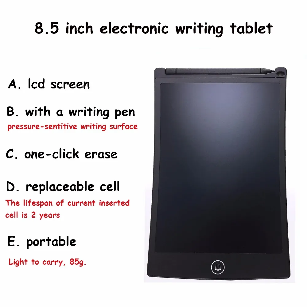 Newyes8.5 &quotЦифровой eWriter Электронный Рисунок Графика Доска Блокнот ЖК-Планшет для