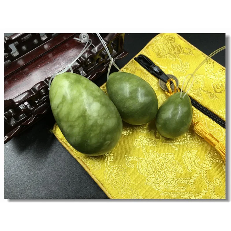 

droppshiping 3 Pcs Natural Jade Kegel Balls Massage for Women Tightening Vaginal Pelvic Floor Exercise MFJ99