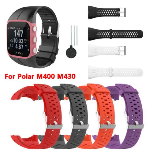 Сменный силиконовый ремешок на запястье браслет для Polar M400 M430 умные часы спорта |