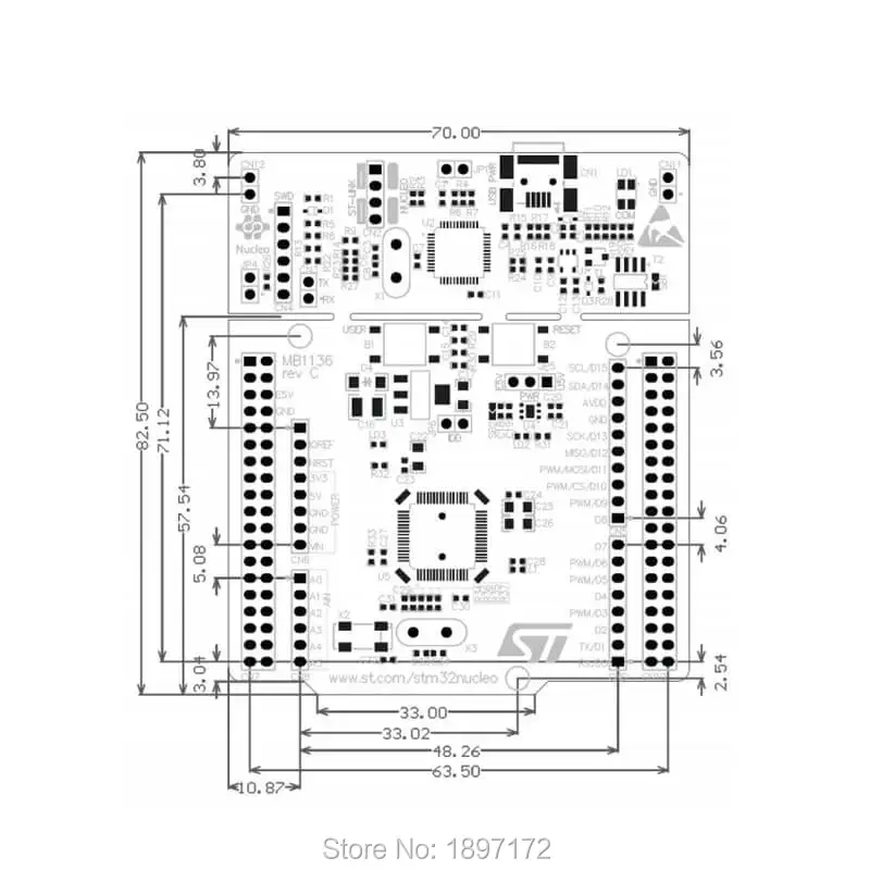 Официальная демо плата ST Φ STM32F411RE для Arduino Cortex|demo board|board boardboard for arduino |