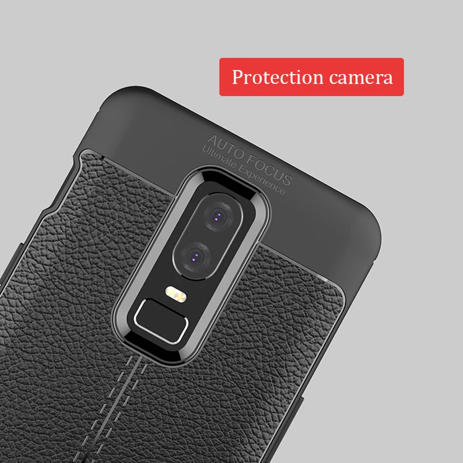 Мягкий чехол для OnePlus 6 Чехол роскошные кожаные Дизайн ТПУ Силиконовый протектор