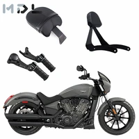 black rear passenger seat foot pegs trest pedals footrest sissy bar backrest for victory octane 2017 motorcycle accessories