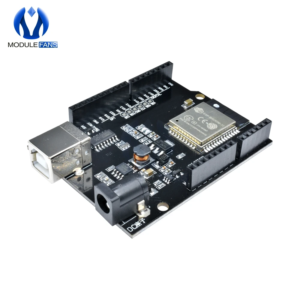 Макетная плата ESP32 5 12 В постоянного тока для Arduino UNO R3 Wemos D1 R32 Мини Wi Fi беспроводной