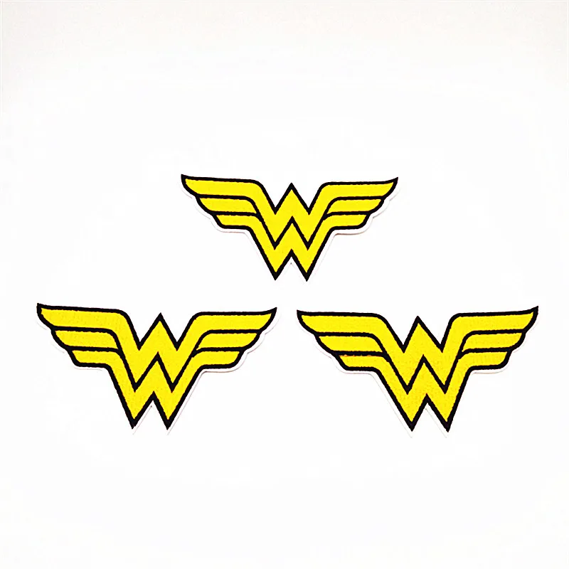 Новый 5 шт. иконы моды Wonder Woman логотип нашивки одежда сумки аппликация патчи для