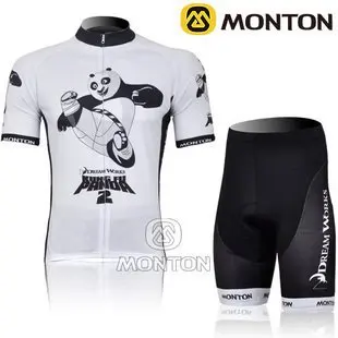 2013 KUNG FU PANDA Team Cycling clothing /Cycling wear/ jersey short sleeve+Shorts Sets Suite Free Shipping | Спорт и развлечения