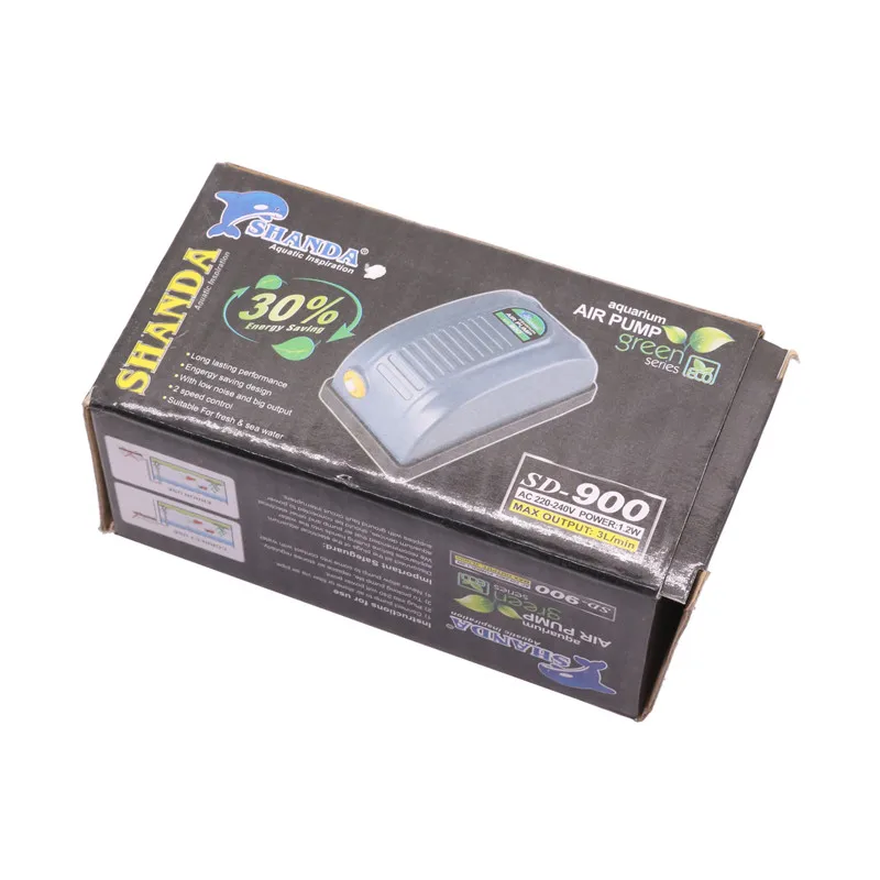 Черный аквариумный насос для аквариума кислородный беззвучный добавления