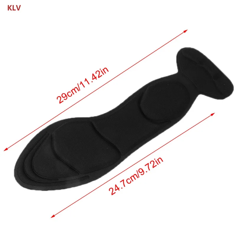 KLV 1 пара мягкая стелька на высоком каблуке колодки протектор для подошвы 3D