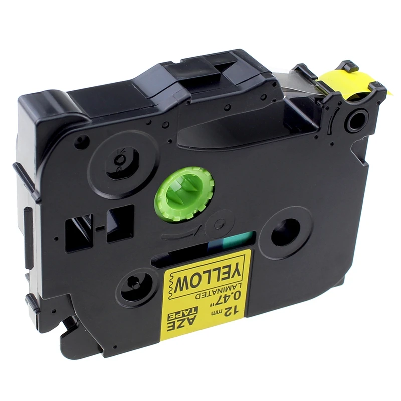 TZe-121 TZe-221 TZe-621 Совместимость для Brother P-touch клейкие ленты 9 мм черный на белом фоне