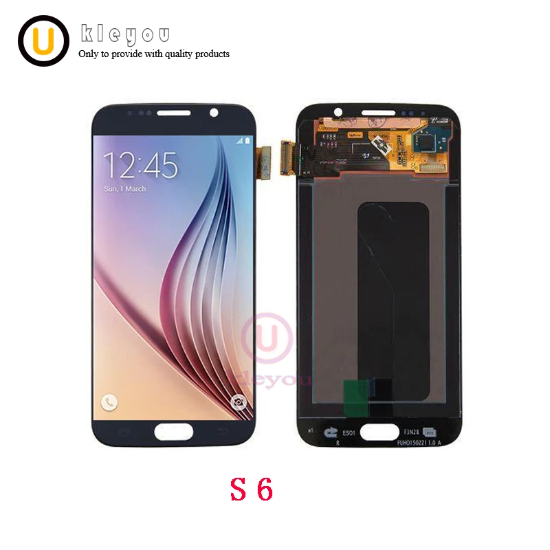 Оригинальный 5 1 ''для SAMSUNG Galaxy S6 G920 G920F ЖК-дисплей кодирующий преобразователь
