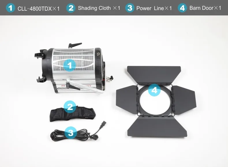 Falconeyes 480 Вт Fresnel светодиодный свет с регулируемой яркостью видео DMX512 система с lcd и сенсорной панелью непрерывного освещения CLL-4800TDX