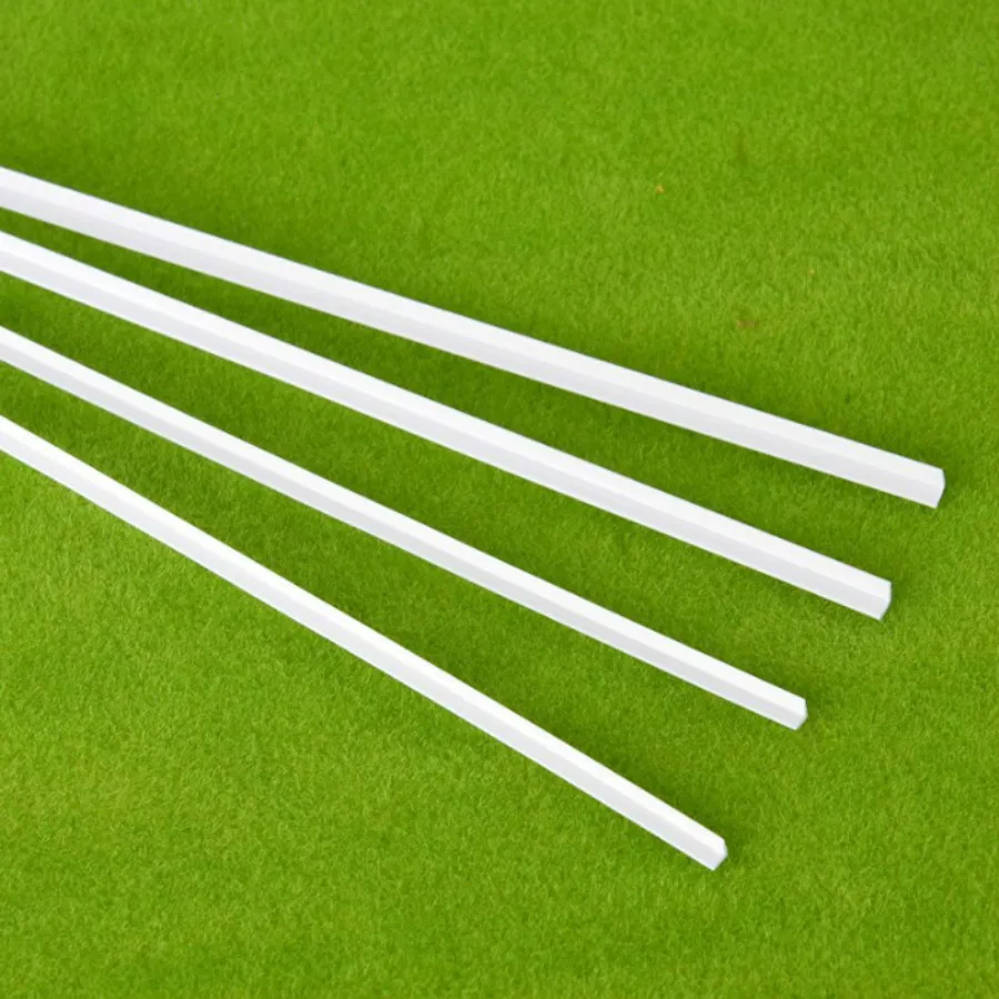 100pcs/lot Scale ABS Smooth L-shape Special Shape Dia 3.0*3.0mm Length 50cm Bar For Architectural Model Layout Making Materials | Игрушки и
