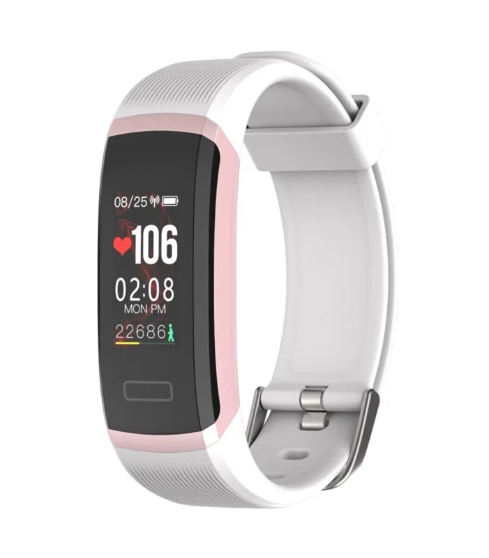 White Bluetooth Smart band спортивные часы здоровья сердечного ритма Водонепроницаемый смарт-браслет для фитнеса Для мужчин Для женщин наручные часы - Цвет: White