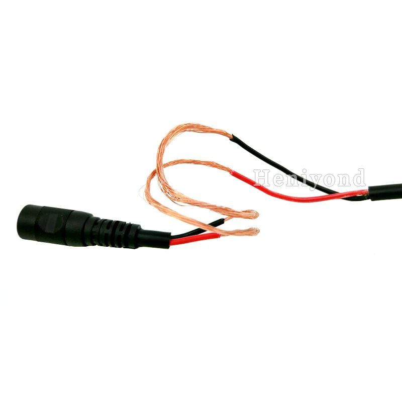 10 шт. 12 В 18 awg постоянный ток силовой свиной хвост женский 5 5*2 1 мм кабель штекер
