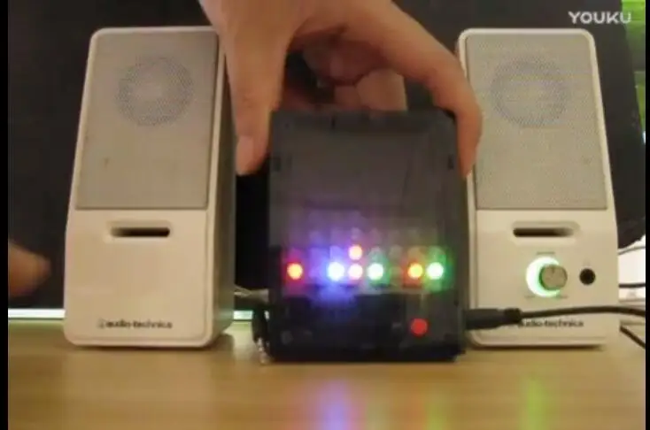 GHXAMP 8*8 музыкальный аудио светодиодный индикатор уровня комплект DIY MP3 звуковой контроль индикатор спектра SMD сварочный усилитель DIY плата DC 5 В